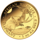 2023 1 OZ GOLD SOMALI AFRICAN WILDLIFE ELEPHANT