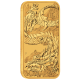 2023 1 OZ GOLD PERTH MINT DRAGON RECTANGULAR COIN