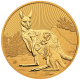 2023 2 OZ AUSTRALIAN GOLD KANGAROO MOTHER AND BABY