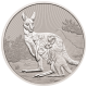 2023 2 OZ PIEDFORT AUSTRALIAN SILVER KANGAROO MOTHER AND BABY