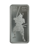 10 OZ SILVER BAR SAMURAI WARRIOR